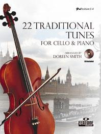 22 Traditional Tunes - pro violoncello a klavír